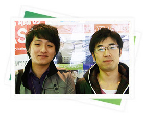 左：李 東洋（LI  DONGYANG）/ 右：秦 賡（QIN  GENG）